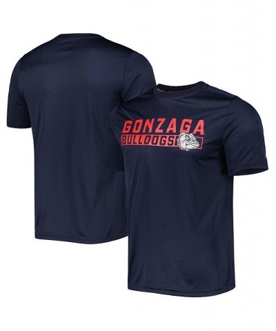 Men's Navy Gonzaga Bulldogs Impact Knockout T-shirt $18.54 T-Shirts