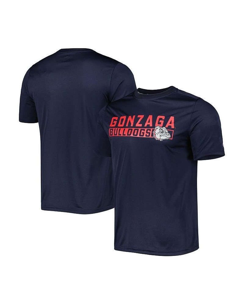 Men's Navy Gonzaga Bulldogs Impact Knockout T-shirt $18.54 T-Shirts