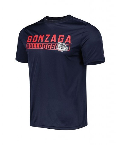 Men's Navy Gonzaga Bulldogs Impact Knockout T-shirt $18.54 T-Shirts