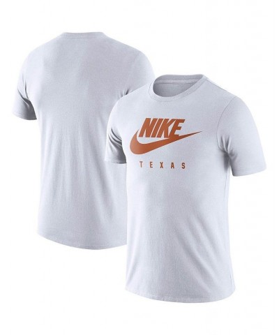 Men's White Texas Longhorns Essential Futura T-shirt $15.40 T-Shirts