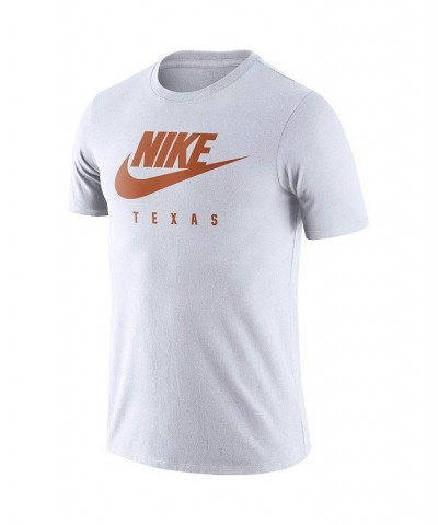 Men's White Texas Longhorns Essential Futura T-shirt $15.40 T-Shirts