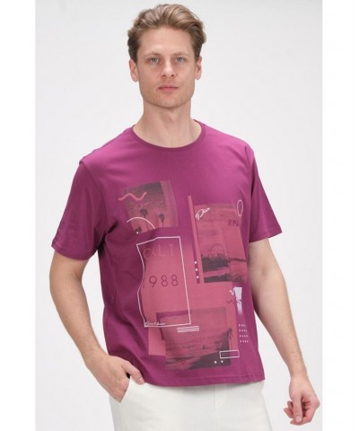 Men's Modern Print Fitted Cali T-shirt PD06 $35.00 T-Shirts