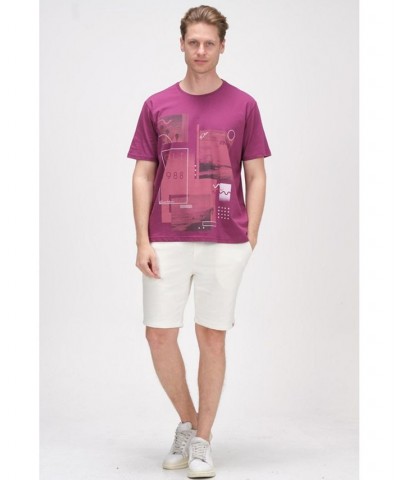 Men's Modern Print Fitted Cali T-shirt PD06 $35.00 T-Shirts