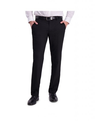 Comfort Stretch Solid Skinny Fit Flat Front Dress Pant Black $39.90 Pants