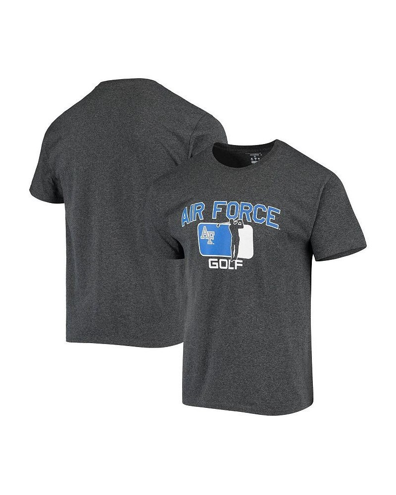 Men's Heather Charcoal Air Force Falcons Golfer T-shirt $15.59 T-Shirts