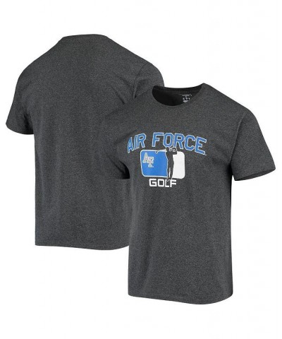 Men's Heather Charcoal Air Force Falcons Golfer T-shirt $15.59 T-Shirts