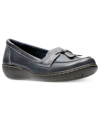 Collection Women's Ashland Bubble Flats Blue $48.00 Shoes