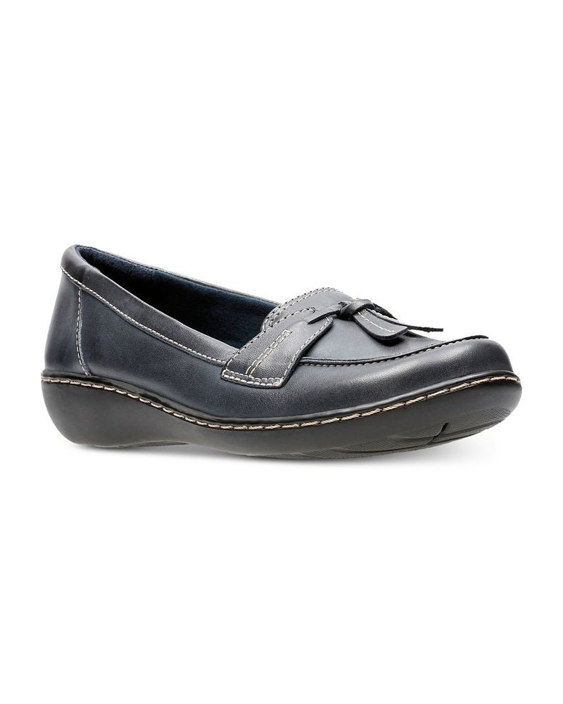 Collection Women's Ashland Bubble Flats Blue $48.00 Shoes