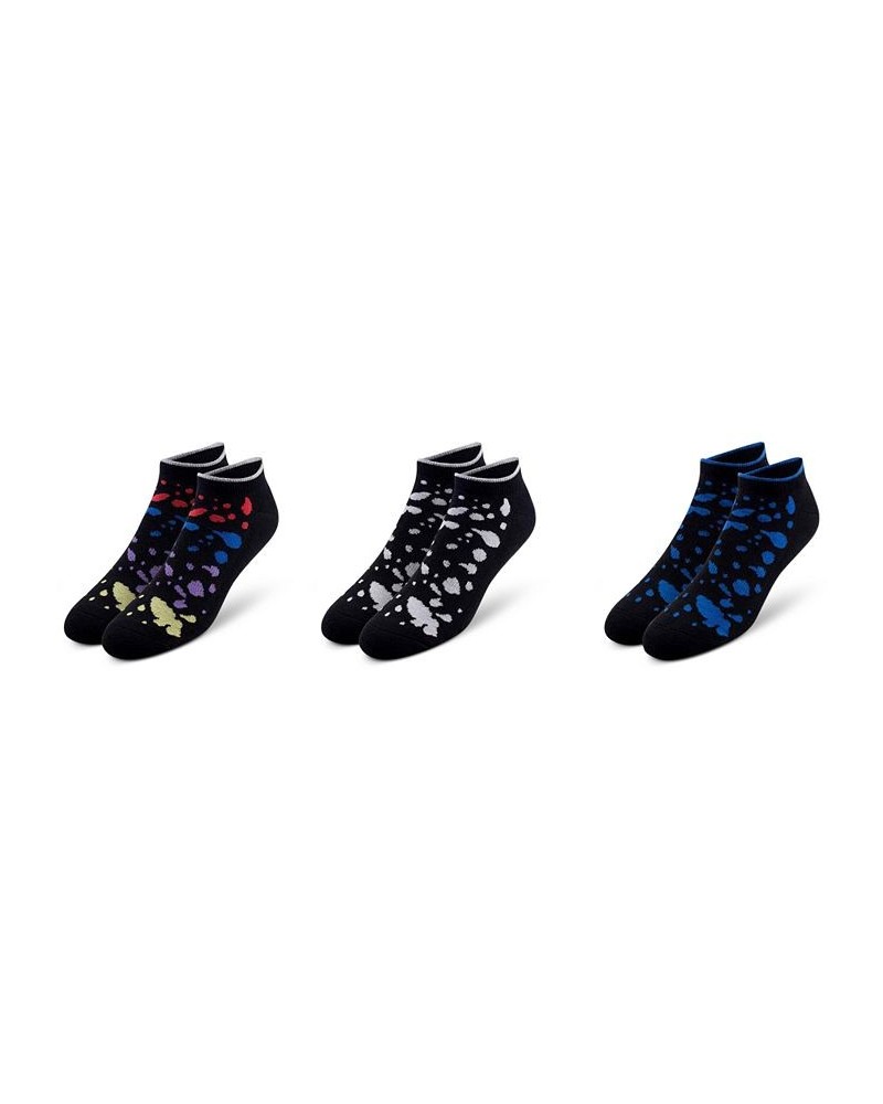 Men's 3-Pk. Splattery Cushion Low-Cut Socks Black $14.74 Socks