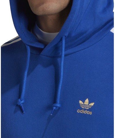 Men's Football Nations 3-Stripes Regular-Fit Hoodie Blue $30.00 Sweatshirt