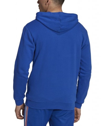 Men's Football Nations 3-Stripes Regular-Fit Hoodie Blue $30.00 Sweatshirt