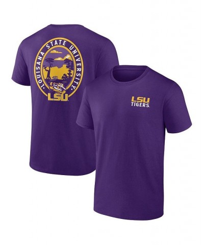 Men's Branded Purple LSU Tigers Staycation T-shirt $23.59 T-Shirts