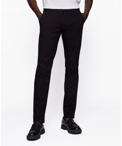 BOSS Men's Slim-Fit Chinos Black $61.62 Pants