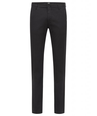 BOSS Men's Slim-Fit Chinos Black $61.62 Pants