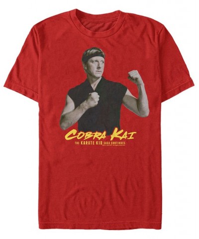 Cobra Kai Sony Men's Johnny's Revenge Short Sleeve T-Shirt Red $20.29 T-Shirts