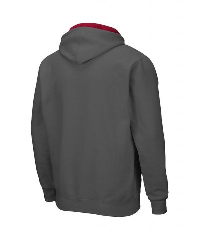 Men's Charcoal Iowa State Cyclones Arch & Logo 3.0 Full-Zip Hoodie $18.80 Sweatshirt