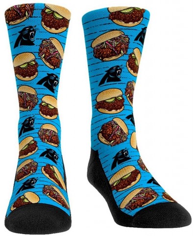 Men's Carolina Panthers Localized Food Multi Crew Socks $17.99 Socks