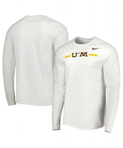 Men's White Minnesota Golden Gophers Vintage-Inspired Collection Core Long Sleeve T-shirt $25.19 T-Shirts