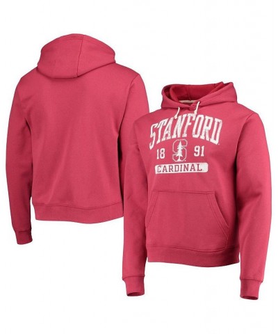 Men's Cardinal Stanford Cardinal Volume Up Essential Fleece Pullover Hoodie $38.24 Sweatshirt