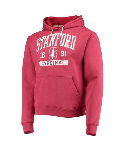 Men's Cardinal Stanford Cardinal Volume Up Essential Fleece Pullover Hoodie $38.24 Sweatshirt