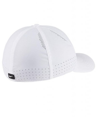 Men's White Classic99 Swoosh Performance Flex Hat $18.90 Hats