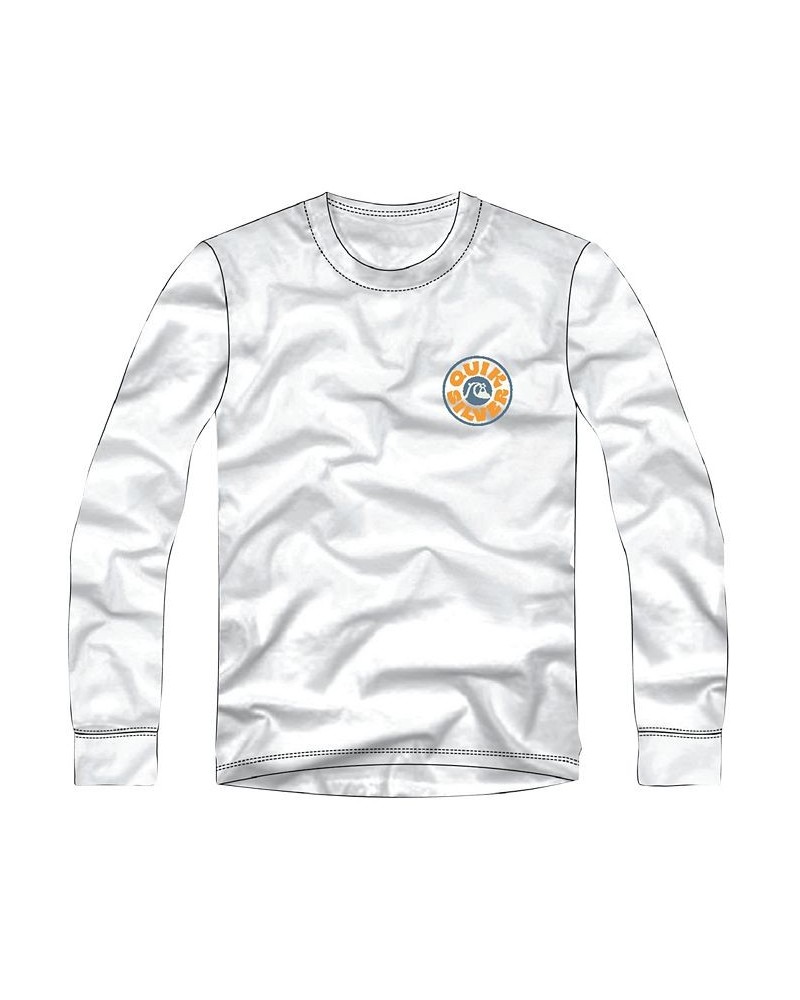 Men's Moon Groove Crewneck T-shirt White $13.91 T-Shirts