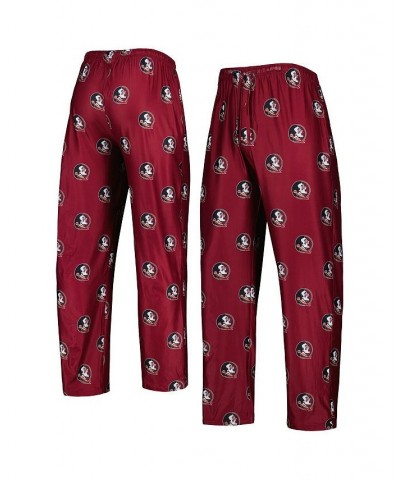 Men's Garnet Florida State Seminoles Logo Flagship Allover Print Pants $27.49 Pants