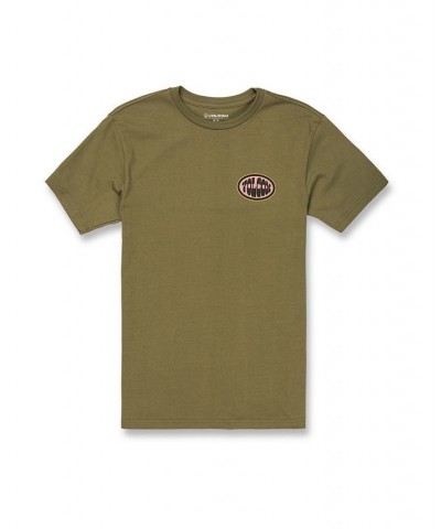 Men's Lapper Short Sleeves T-shirt Green $11.20 T-Shirts