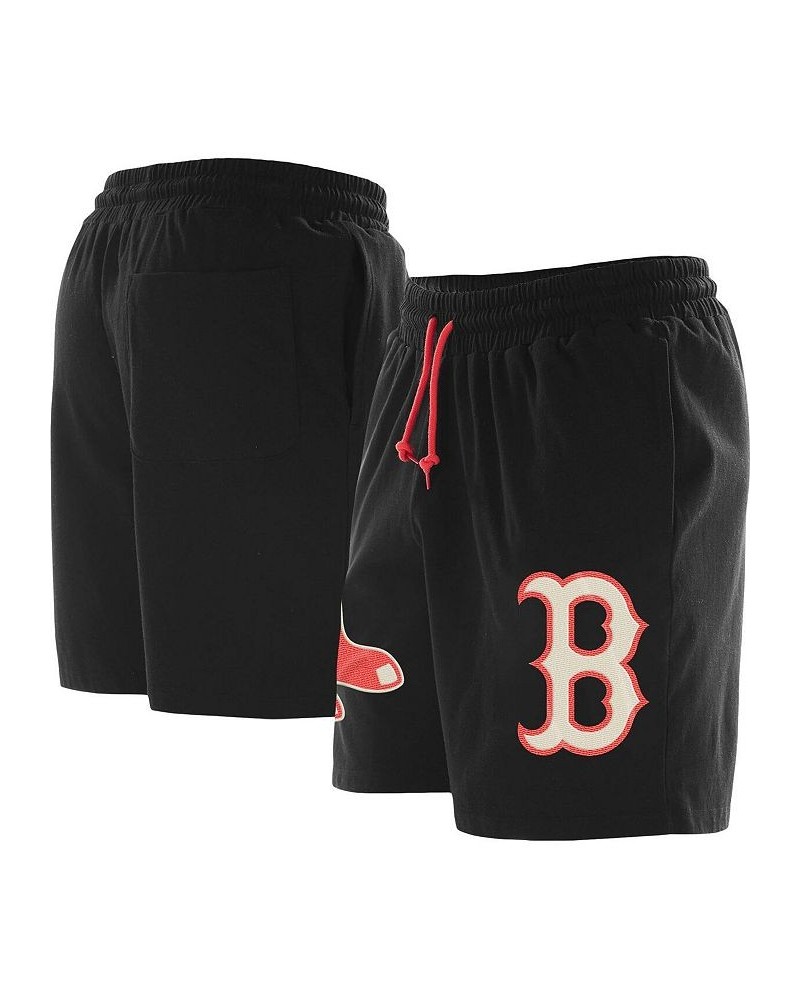 Men's Black Boston Red Sox Color Pack Knit Shorts $31.50 Shorts