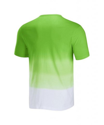 Men's NFL x Darius Rucker Collection by Neon Green and White Seattle Seahawks Dip Dye Pocket T-shirt $23.04 T-Shirts