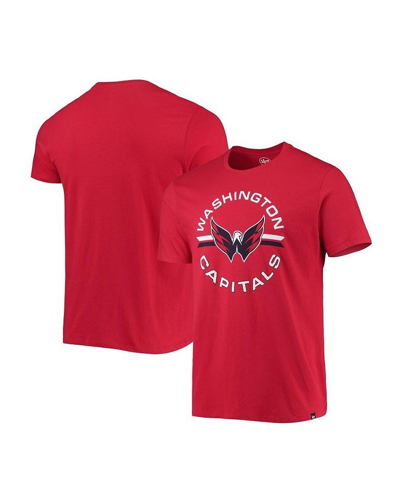 Men's Red Washington Capitals Assist Super Rival T-shirt $16.28 T-Shirts