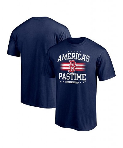 Men's Navy Boston Red Sox Americana T-shirt $18.40 T-Shirts