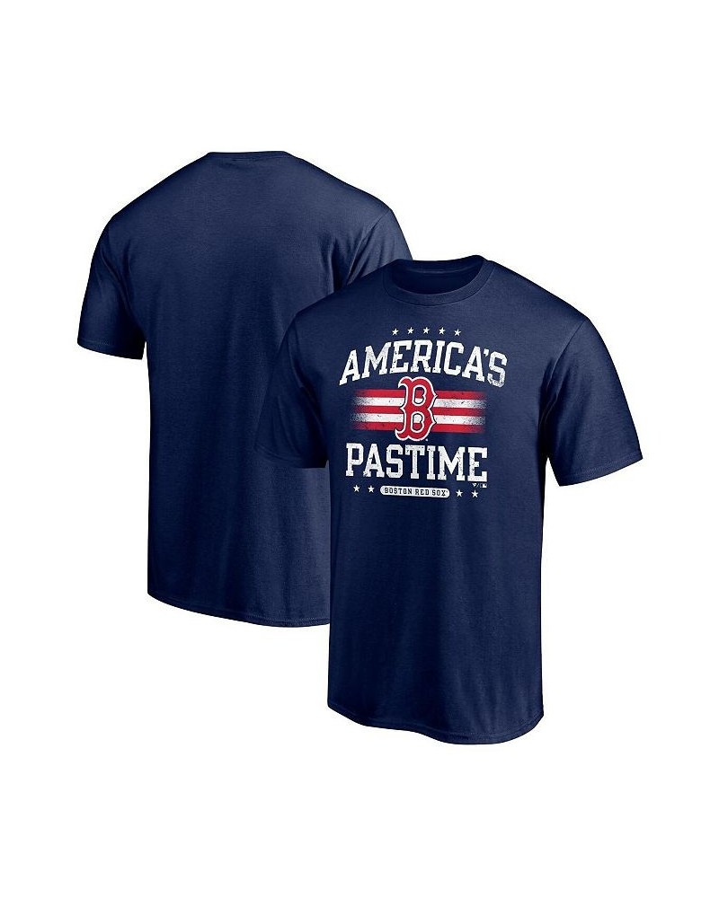 Men's Navy Boston Red Sox Americana T-shirt $18.40 T-Shirts