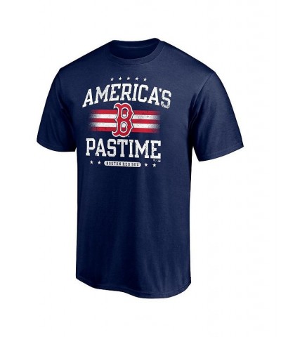 Men's Navy Boston Red Sox Americana T-shirt $18.40 T-Shirts