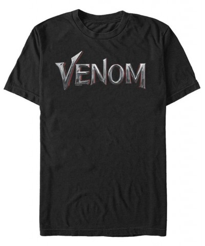 Marvel Men's Venom Chrome Venom Logo Short Sleeve T-Shirt Black $20.64 T-Shirts