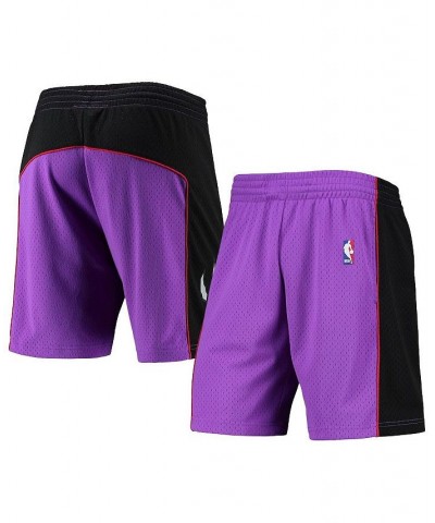 Men's Purple Toronto Raptors Hardwood Classics Primary Logo Swingman Shorts $32.90 Shorts