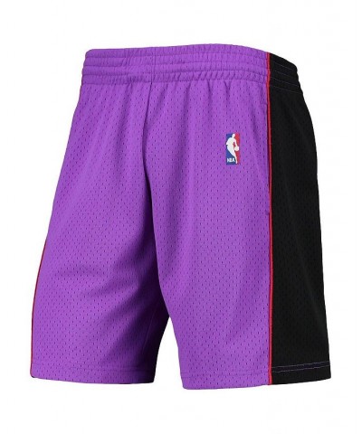 Men's Purple Toronto Raptors Hardwood Classics Primary Logo Swingman Shorts $32.90 Shorts