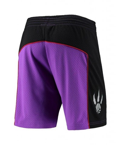 Men's Purple Toronto Raptors Hardwood Classics Primary Logo Swingman Shorts $32.90 Shorts