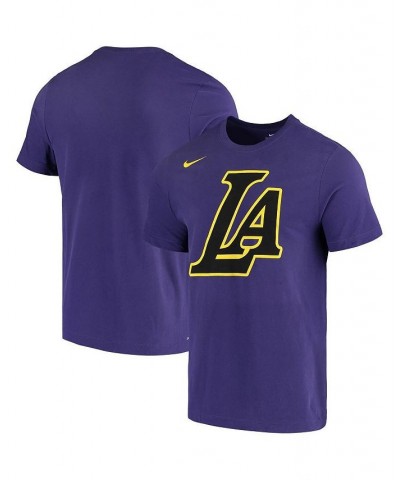 Men's Purple Los Angeles Lakers City Edition Performance T-shirt $16.92 T-Shirts