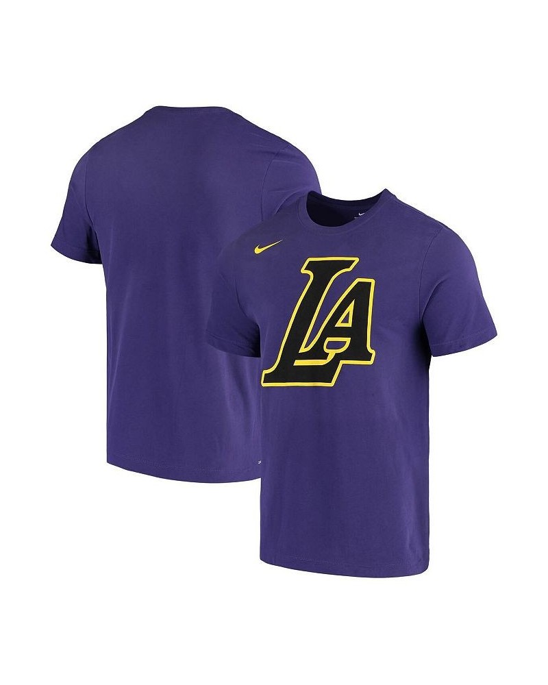 Men's Purple Los Angeles Lakers City Edition Performance T-shirt $16.92 T-Shirts