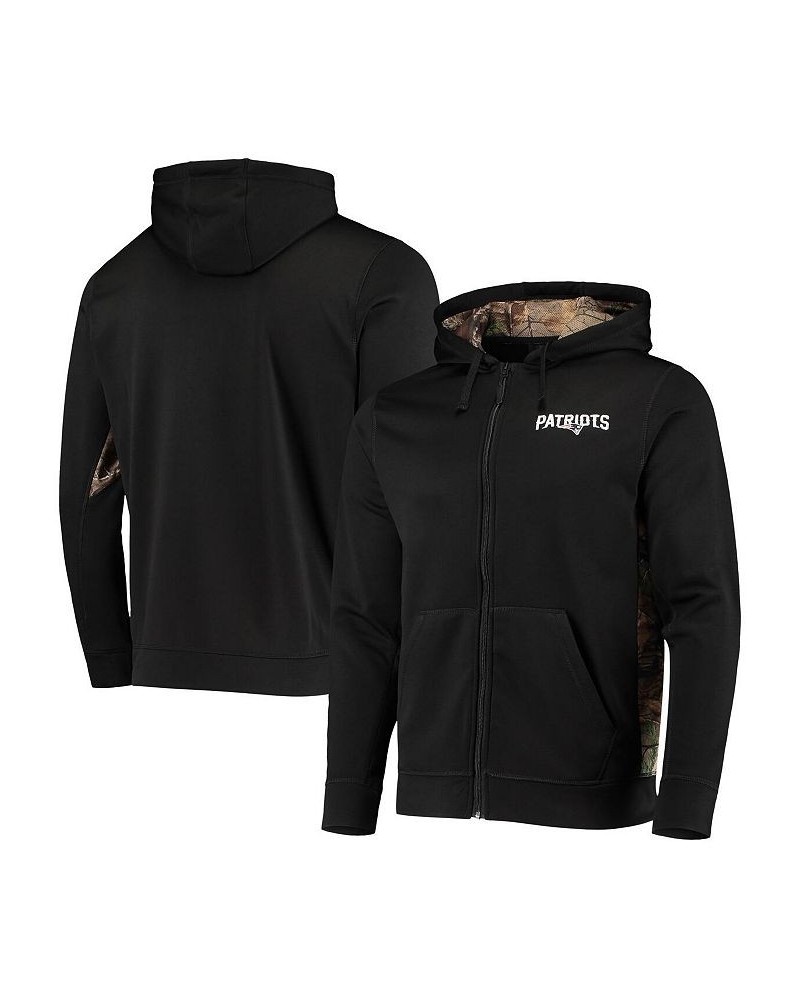 Men's Black, Realtree Camo New England Patriots Decoy Tech Fleece Full-Zip Hoodie $36.55 Sweatshirt