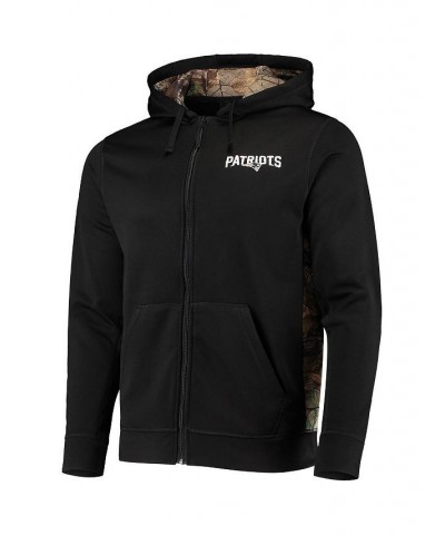 Men's Black, Realtree Camo New England Patriots Decoy Tech Fleece Full-Zip Hoodie $36.55 Sweatshirt