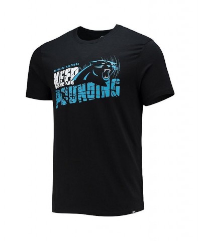 Men's '47 Black Carolina Panthers Keep Pounding Performance T-shirt $20.71 T-Shirts