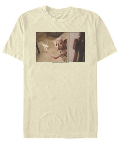 Men's Dobby Short Sleeve Crew T-shirt Tan/Beige $18.89 T-Shirts