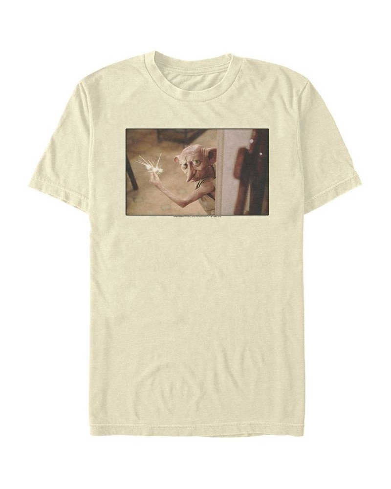 Men's Dobby Short Sleeve Crew T-shirt Tan/Beige $18.89 T-Shirts