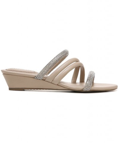 Yours Truly-2 Strappy Sandals Tan/Beige $32.80 Shoes