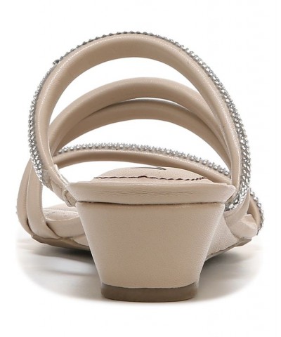 Yours Truly-2 Strappy Sandals Tan/Beige $32.80 Shoes