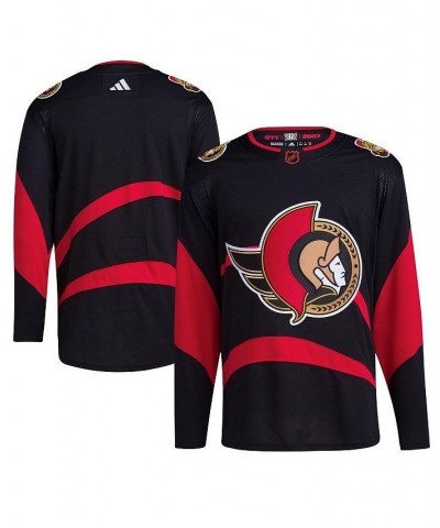 Men's Black Ottawa Senators Reverse Retro 2.0 Authentic Blank Jersey $63.84 Jersey