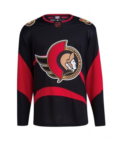 Men's Black Ottawa Senators Reverse Retro 2.0 Authentic Blank Jersey $63.84 Jersey