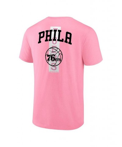 Men's Branded Candy Pink Philadelphia 76ers Street Collective T-shirt $19.78 T-Shirts